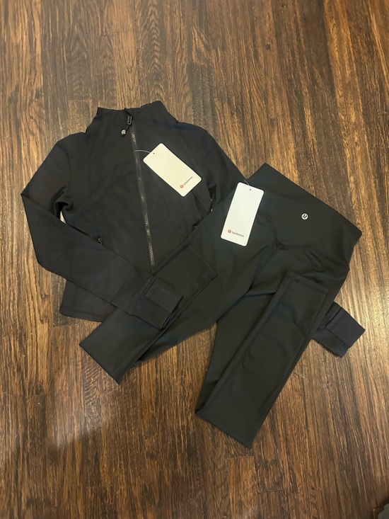 lululemon athletica Tops - lululemon athletica Black Zip-Up Jacket